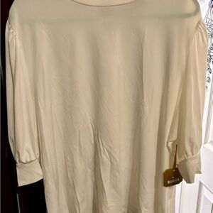 166- NWT ryegrass Cream Women's Blouse